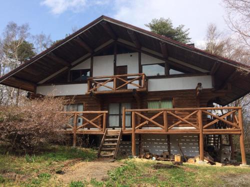 Nagano, log house