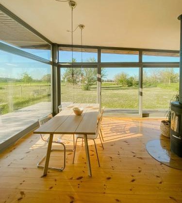 Natural Wooden House With Panoramic View