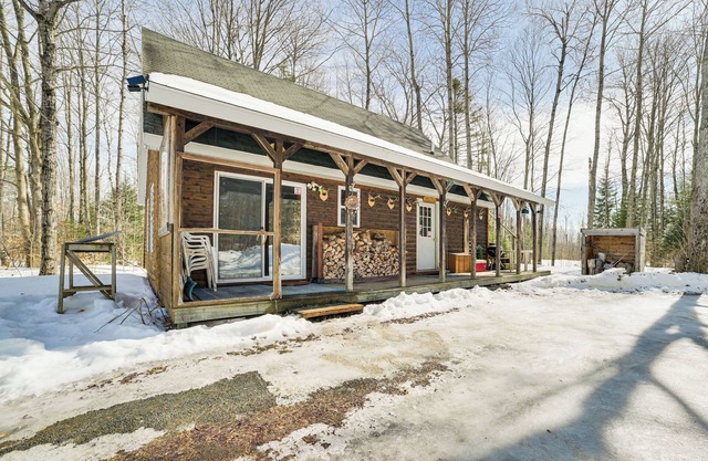 Near Lake Huron: Secluded Goetzville Cabin w/Deck
