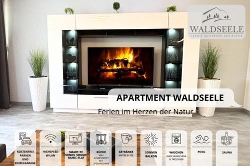 NEU Exklusives Apartment Waldseele mit Indoor-Pool, Sauna, top Lage und Ausblick in die Natur, Hunde willkommen