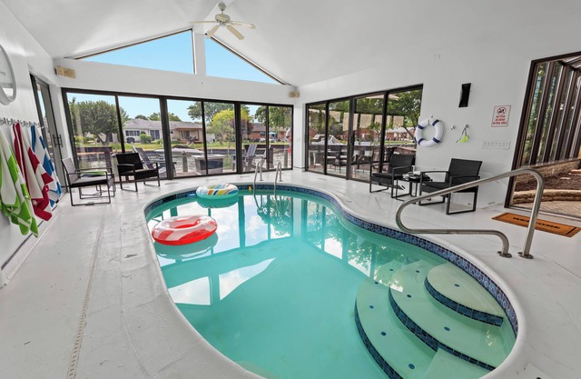 NEW! 4BR | Indoor Pool on the Bay in Boat Town USA