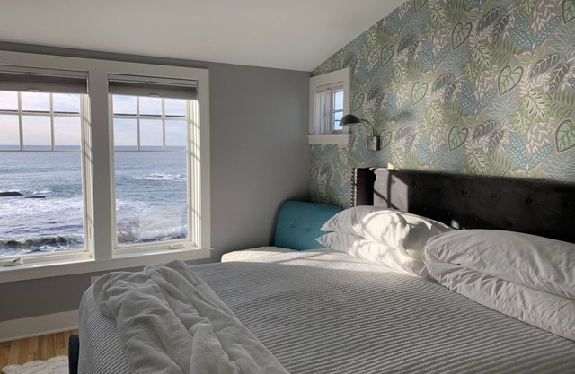 New Ocean-front, Peaks Island, Portland home, Beaches,