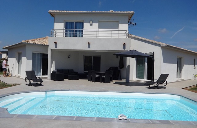 NEW VILLA PRIVATE POOL.900M PLAGE.6PERS.TT COMFORT