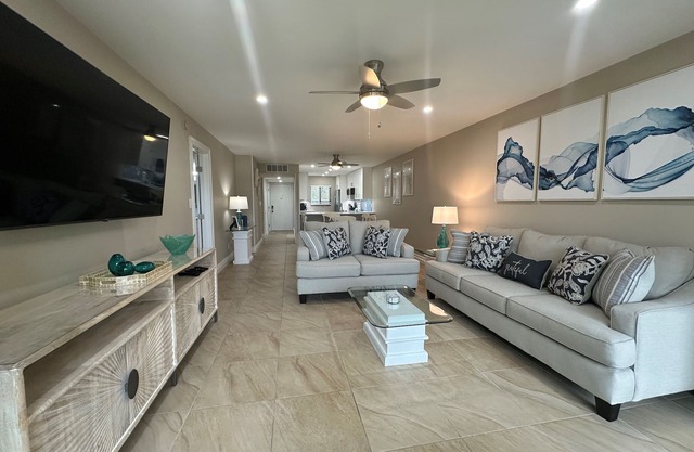 Newly Renovated Condo Steps Away From The Top-Rated Beach in the United States!