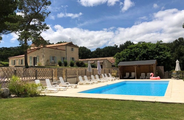 Newly renovated property, secluded area with private heated pool up to 15 guests