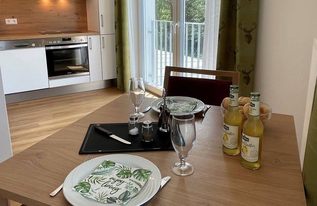 Nice apartment for 2 people with WIFI, TV, balcony and parking