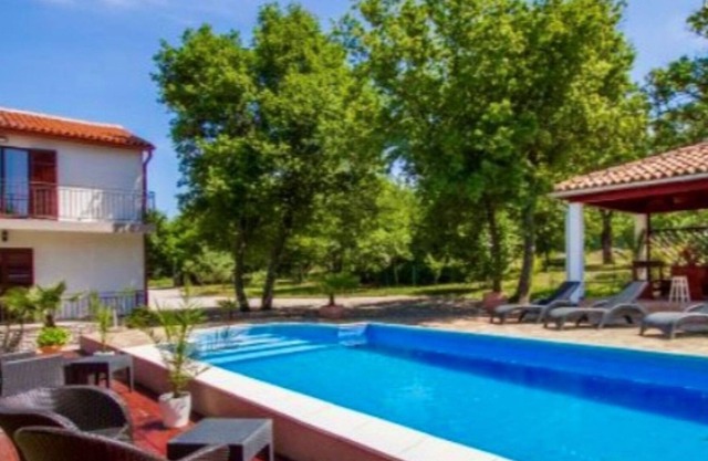 Nice pet-friendly villa with pool near Labin and Rabac