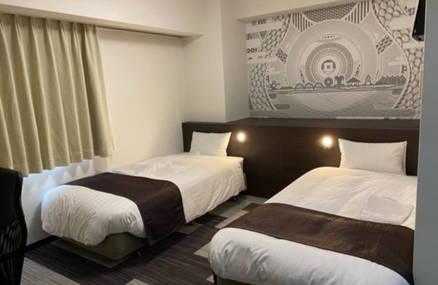 Nonsmoking Twin room for two people accommodat/Kanonji Kagawa