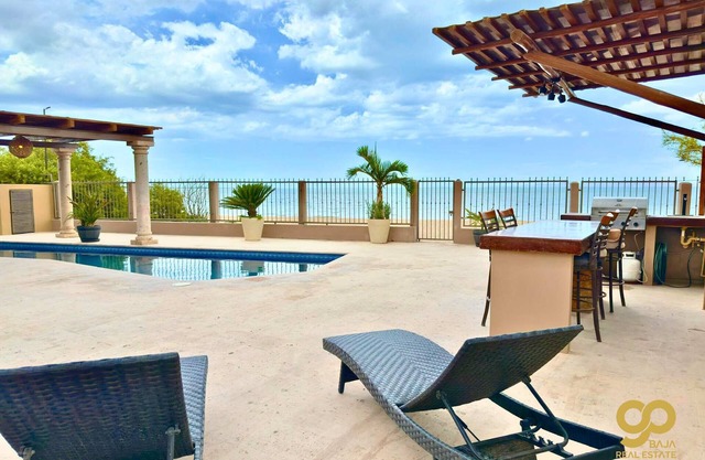 Oceanfront Escape: Pool, BBQ, & Sunset Views