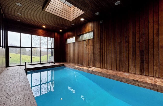 Old Brick Style Mansion With Indoor Pool