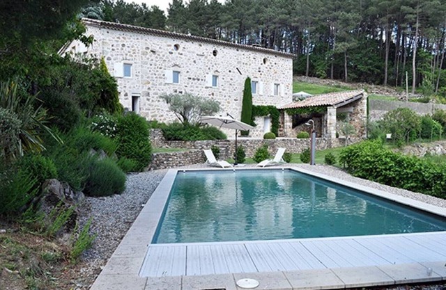 Old charming converted farmhouse, beautiful views with saltwater pool.