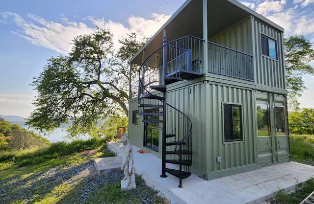 One of a kind modern Tiny Home in lush vineyard setting- unit B upstairs