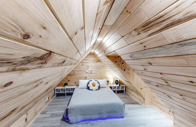 One-of-a-kind retreat with home theater, indoor basketball, private pool, & gym