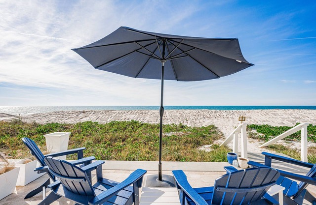 One step and you are on the BEACH! Watch AMAZING sunsets from 3 decks!
