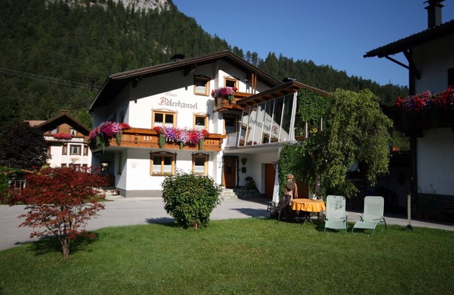 Our house has several apartments for 2-3 persons.