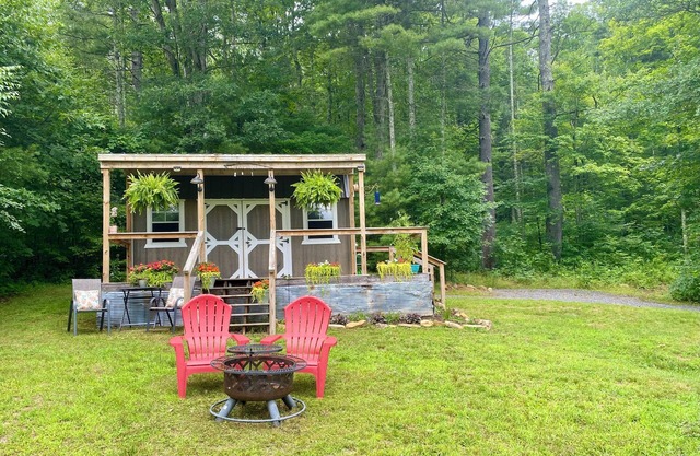 Our tiny, cozy cabin is the perfect relaxing spot to get away from it all!