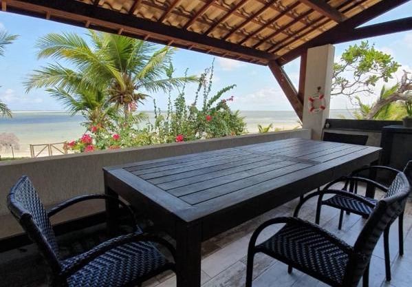 Pé na areia