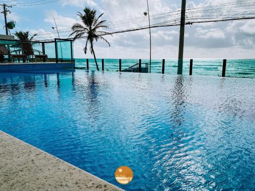 Pé na Areia, Piscina Borda Infinita, Vaga de Garagem, Portaria 24 hs