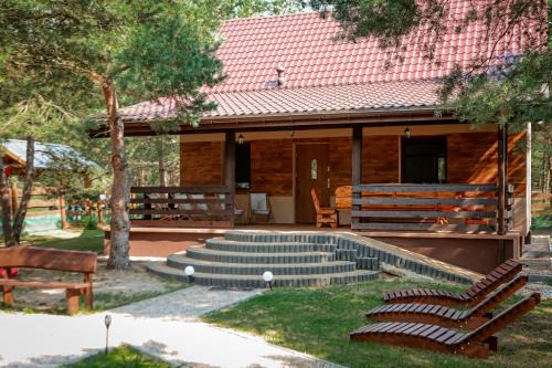 Pasymianka House całoroczny dom z sauną i beczką z zimną wodą
