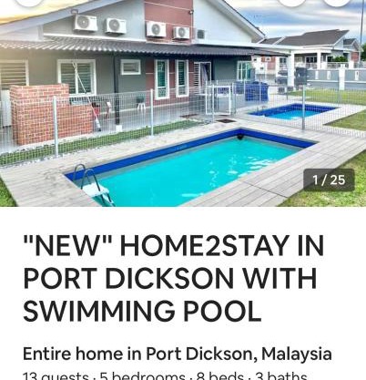 PD Swimming Pool 5 ROOM Homestay