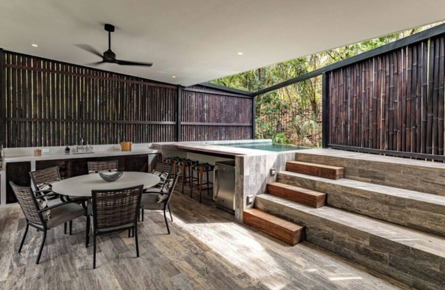 Peaceful Japanese Inspired Jungle House