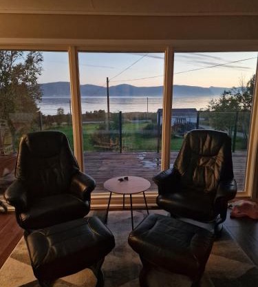 Peaceful Home with Ocean and Fjord Views