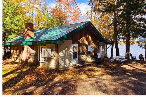 Peaceful Lakefront Cabin with Dock, Firepit & Pet-Friendly Stay in Maine