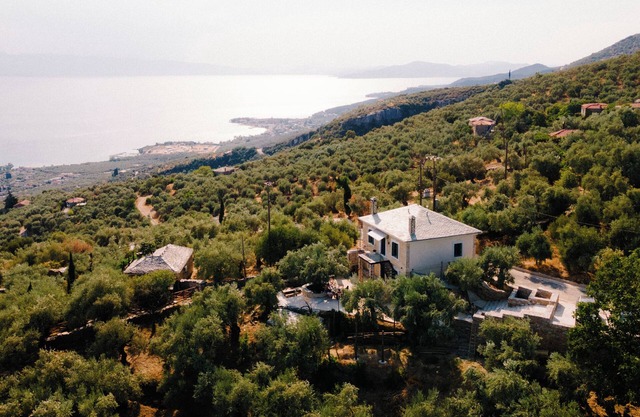 Pelion country house in olive grove with view to the sea