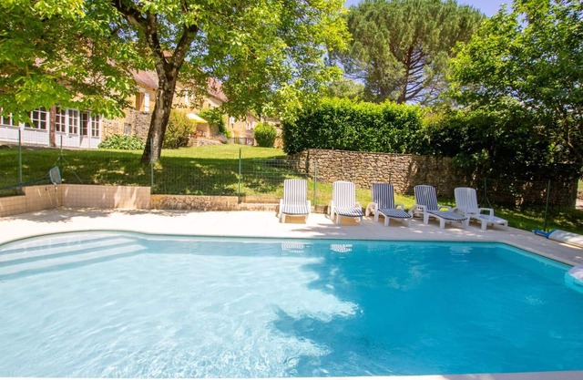 Périgord house with pool, 7 pers, garden, fireplace