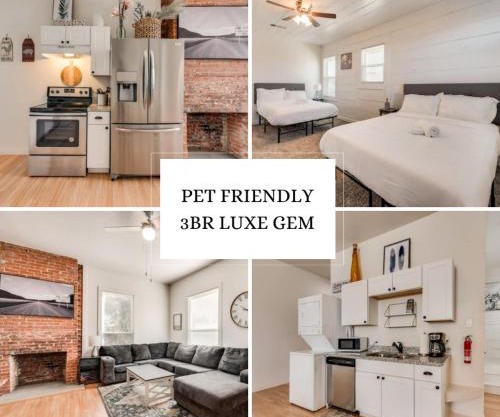 Pet Friendly 3Br 2Bath Luxe Gem