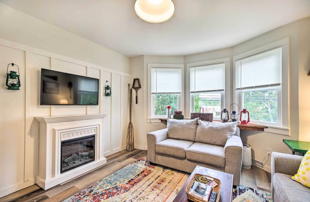 Pet-friendly Saranac Lake Retreat w/Deck & Yard