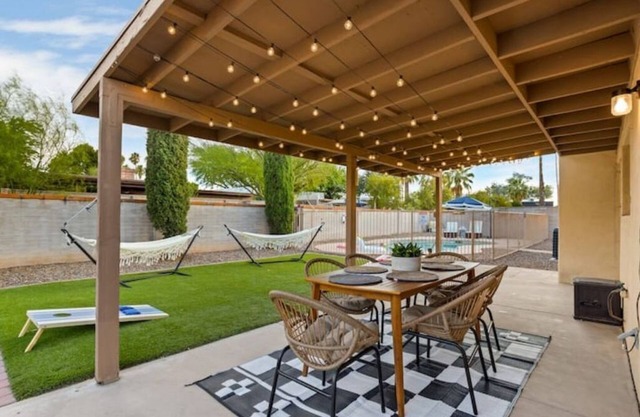 Pool Fire Pit Ping-Pong