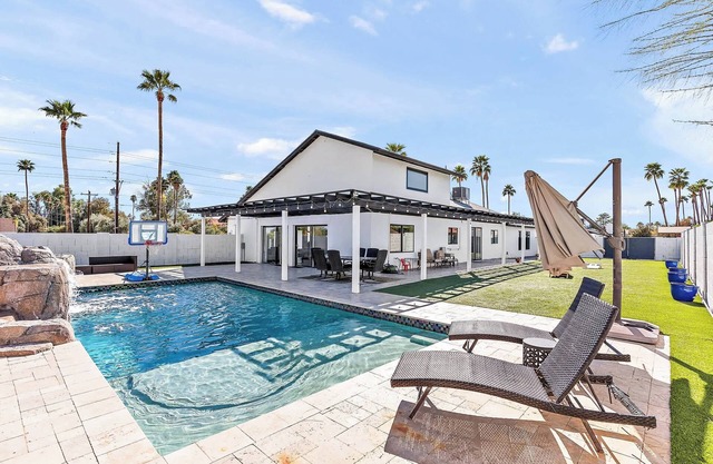 Pool Water Slide!+Heated Pool~Games~Outdoor Fun!