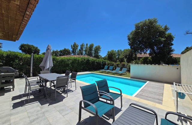 Porto Vecchio beautiful villa private heated pool near Saint Cyprien beach