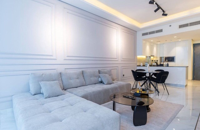 Private Pool! Stylish 3BR Apt in Dubai Studio City