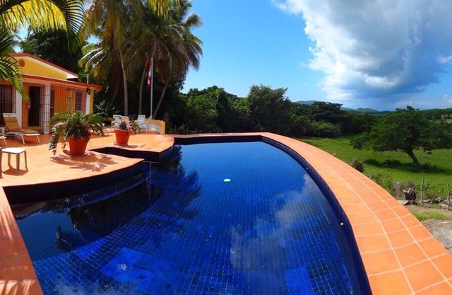 Private villa with pool and panoramic views in Pilon; 2 bedroom 2 bath villa