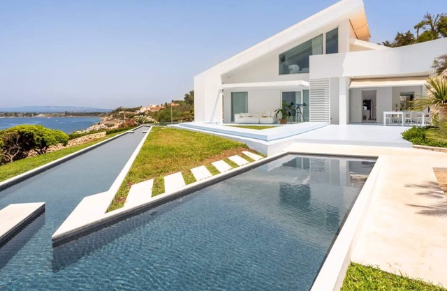 Private villa with swimming pool and private sea access