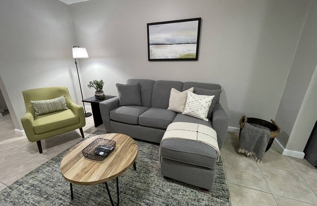 Professionally decorated condo minutes from beaches and restaurants.