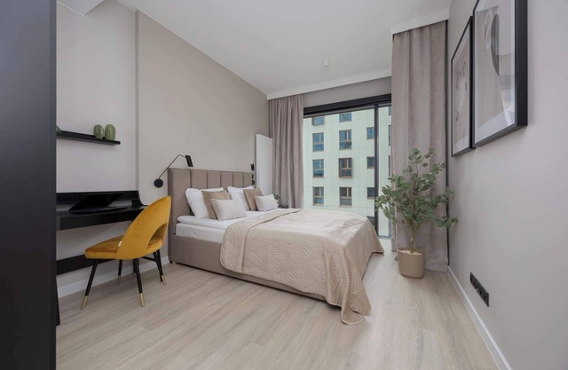 Prosta 69D | Warsaw | Luxury Apartment | AC & Parking