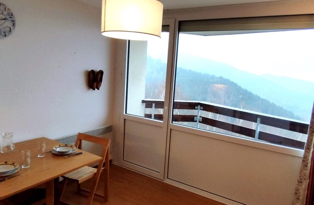 Quiet studio cabin in Adrets-Prapoutel, 4 pers, 350 m from ESF