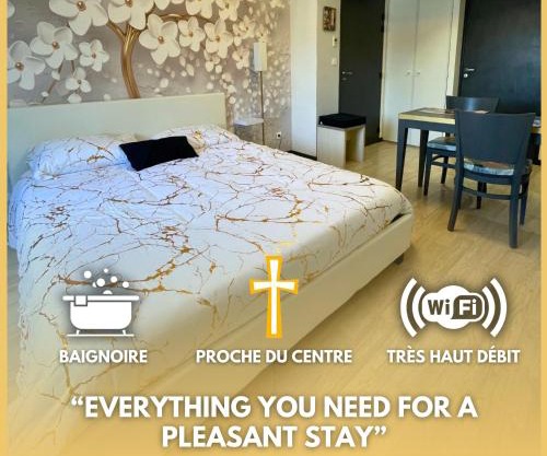 [Rêve doré] Studio Équipé, Wifi, Unique