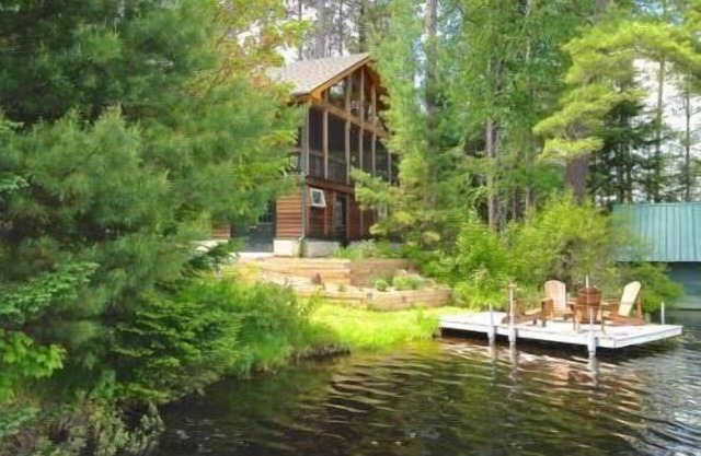 Rainbow Lake Front Retreat - Serenity Abounds!