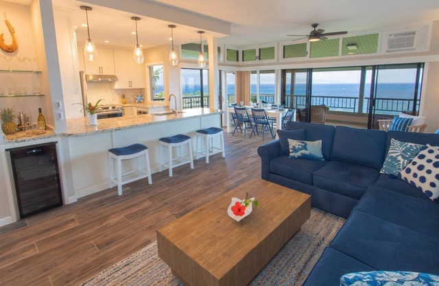 Rare, three bedroom Platinum Level remodeled townhouse, featuring the most premier ocean, island and coastal views!