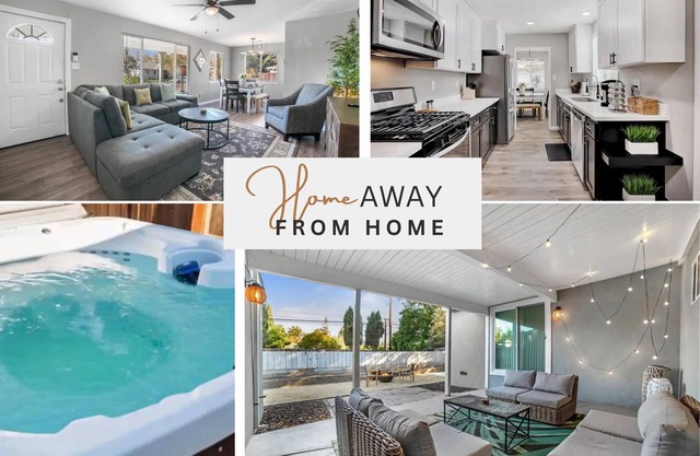 Refreshing 3 bedroom w/ Big Yard + Hot Tub + Garage Parking