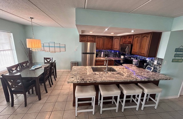 Relax at our 2-bedroom South Padre condo, steps away from the beach
