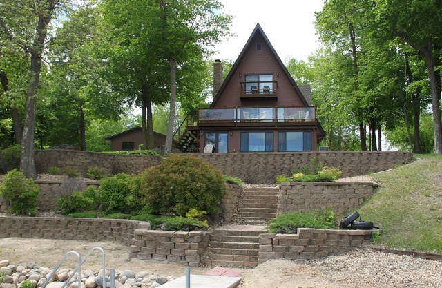 Relax, play, and entertain at this Little Cormorant Cabin.