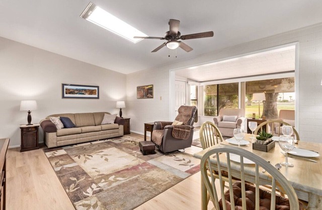 Relaxing 2BR+Den Golf Retreat with Backyard & BBQ