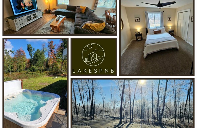 Relaxing Getaway with Hot Tub! 3-BR, 2-BA, One-Level