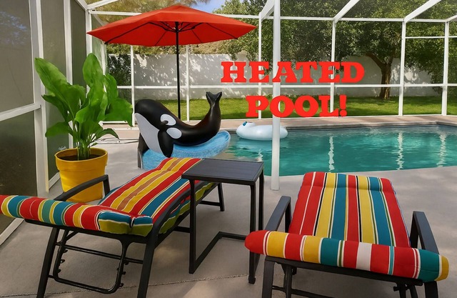Relaxing/Private 4 Bedroom House w/HeatedPool