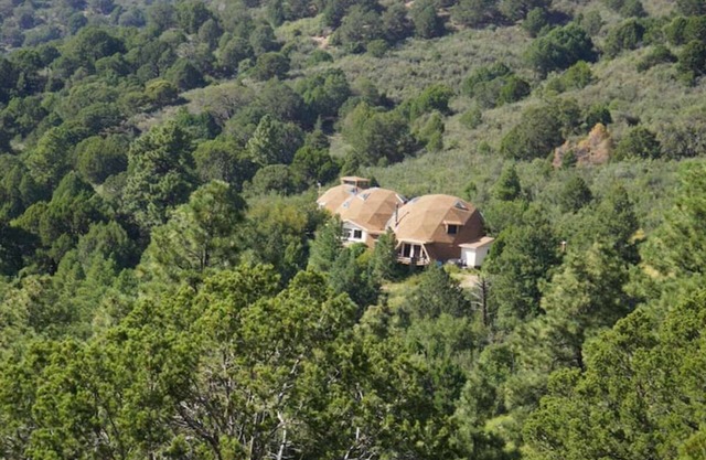 Remote, huge, mountain dome retreat.